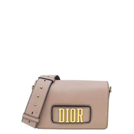 Christian Dior Dusty Pink Dior Dio R Evolution Flap Bag Rovelle Bags