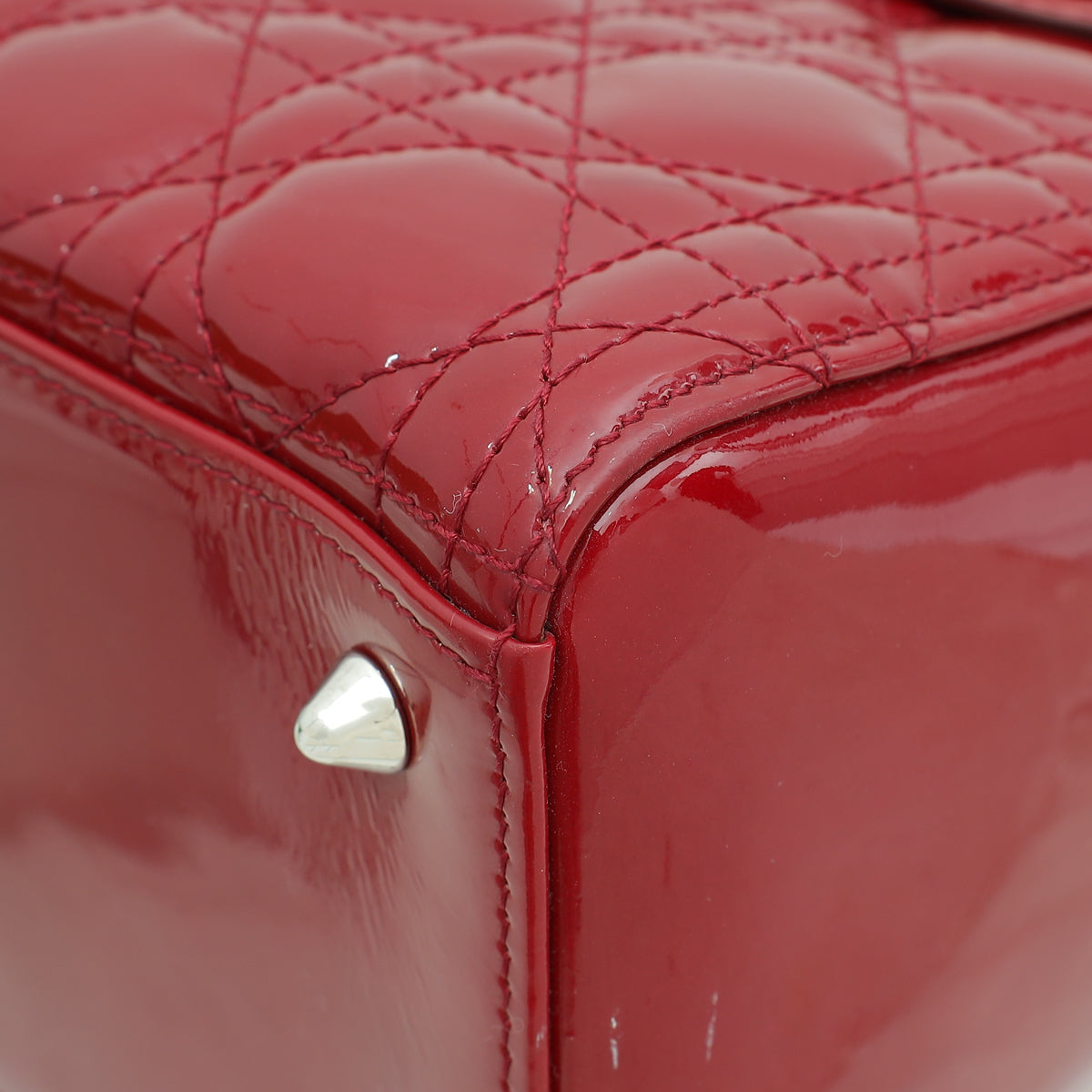 Christian Dior Red Lady Dior Bag Rovelle Bags