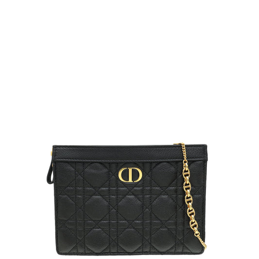Christian Dior Black Caro Every Dior Pouch Rovelle Bags