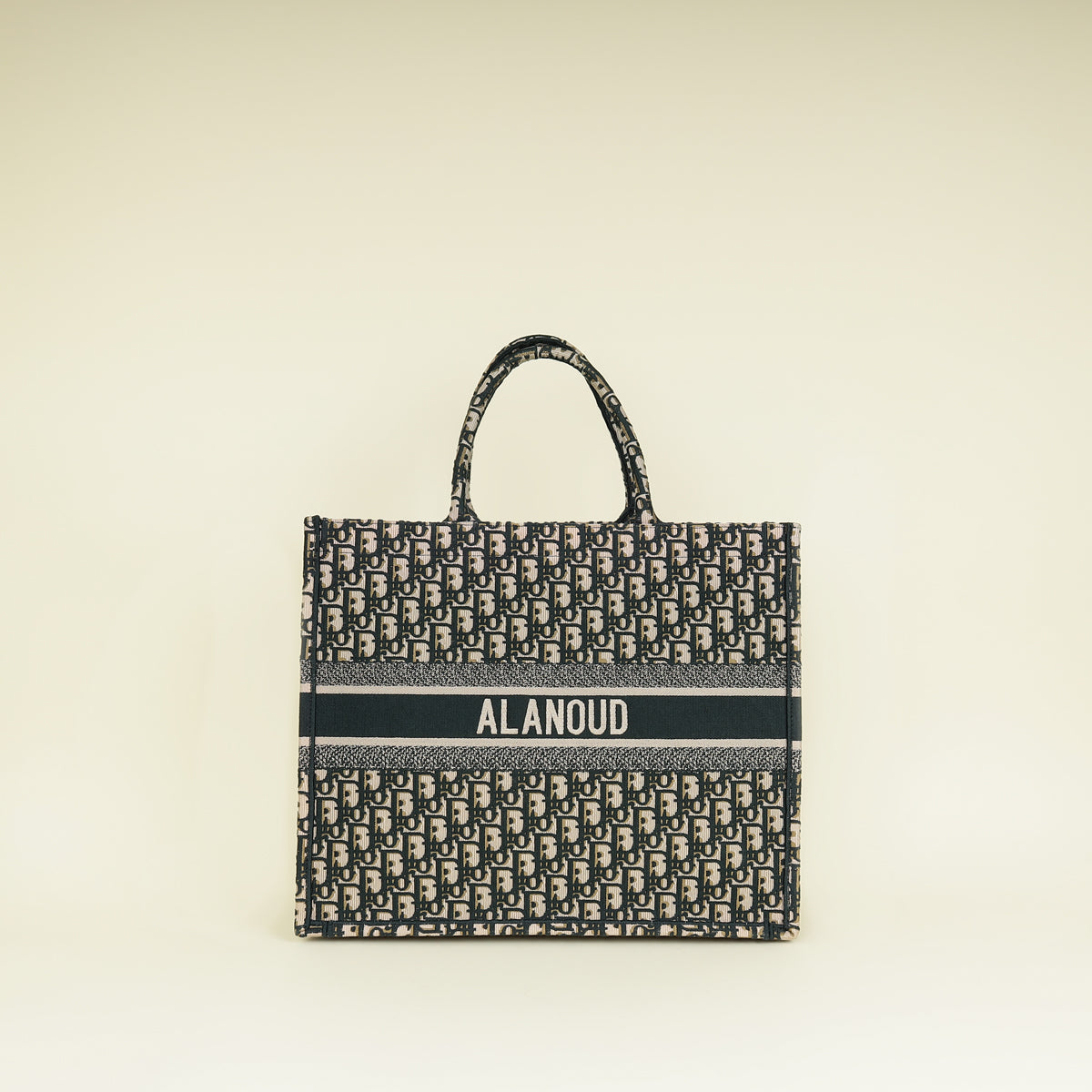 Dior Book Tote Oblique Green Tote Bag Rovelle Bags