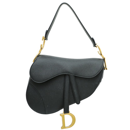 Christian Dior Black Saddle Medium Bag Rovelle Bags