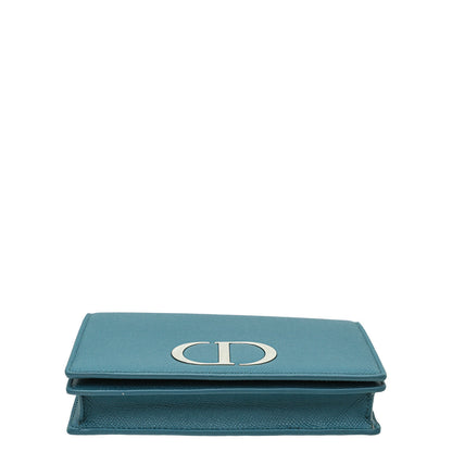 Christian Dior Turquoise 2-In-1 30 Montaigne Pouch Rovelle Bags