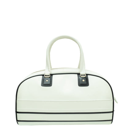 Christian Dior Bicolor Vibe Zip Bowling Medium Bag Rovelle Bags
