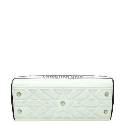 Christian Dior Bicolor Vibe Zip Bowling Medium Bag Rovelle Bags