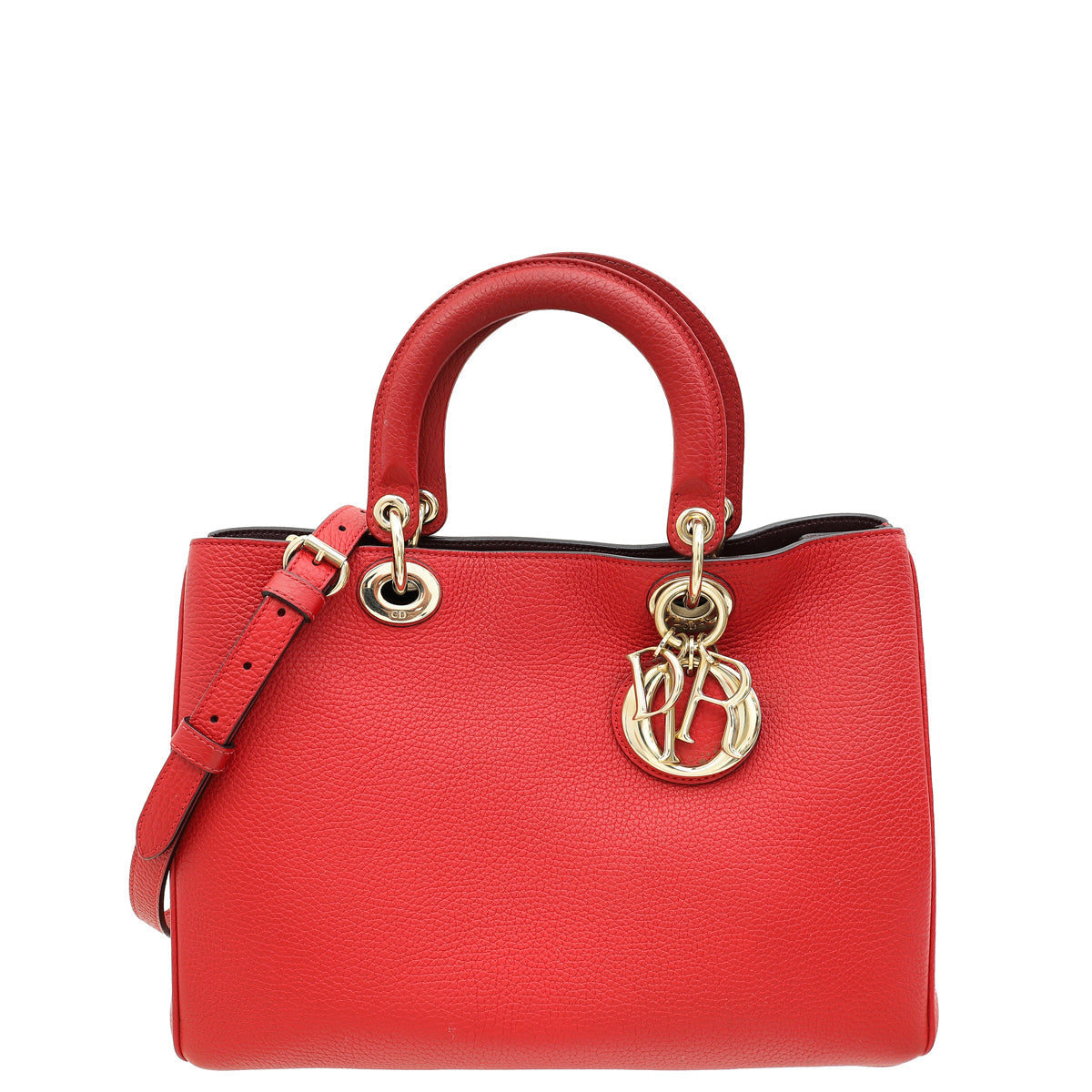 Christian Dior Red Diorissimo Tote Medium Bag Rovelle Bags