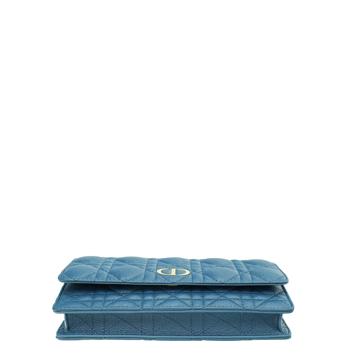 Christian Dior Steel Blue Caro Belt Pouch Rovelle Bags