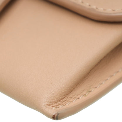 Christian Dior Blush Nano Saddle Chain Pouch Rovelle Bags