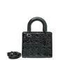 Christian Dior Black Ultraglossy Lady Dior Small Bag Rovelle Bags
