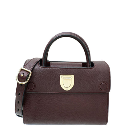 Christian Dior Burgundy Diorever Top Handle Small Bag Rovelle Bags