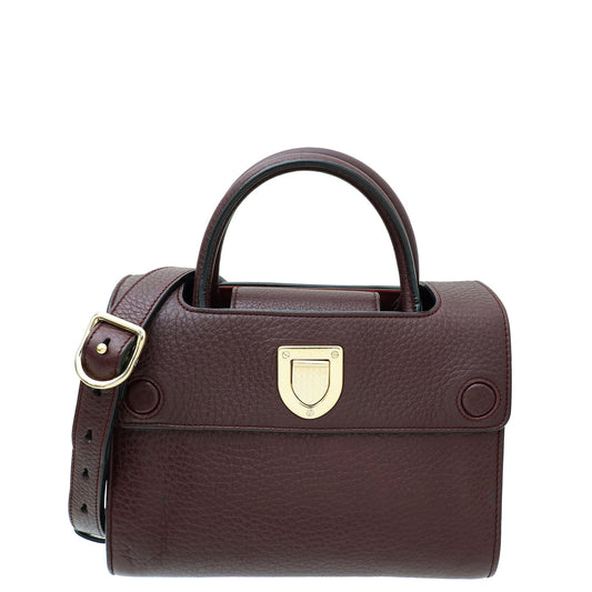 Christian Dior Burgundy Diorever Top Handle Small Bag Rovelle Bags