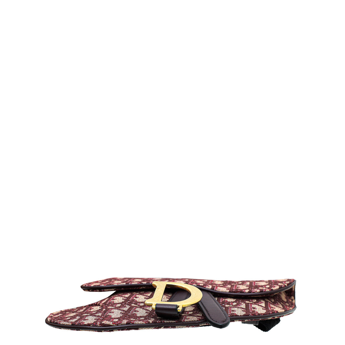 Christian Dior Burgundy Oblique Saddle Belt Bag Rovelle Bags