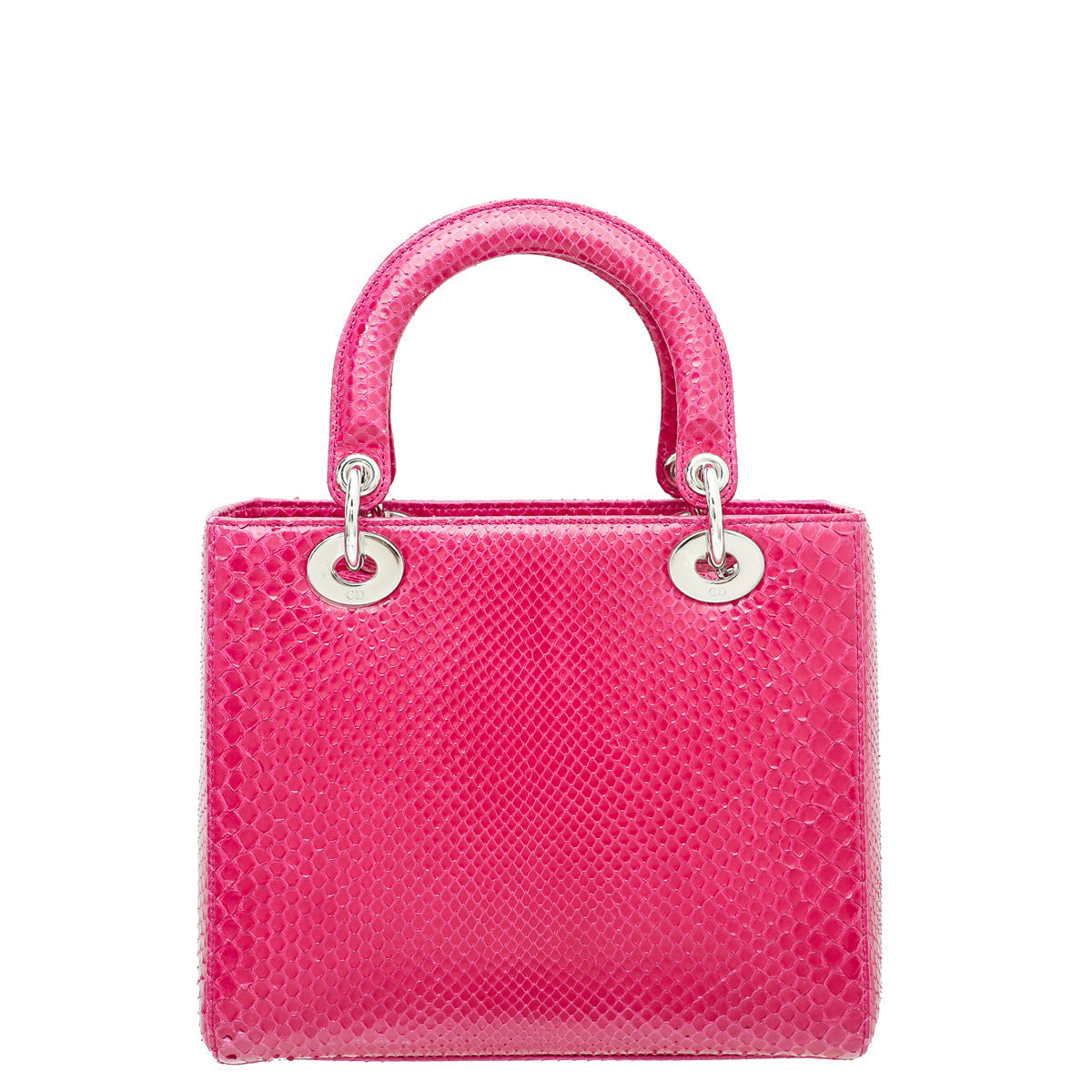 Christian Dior Fuchsia Python Lady Dior Medium Bag Rovelle Bags