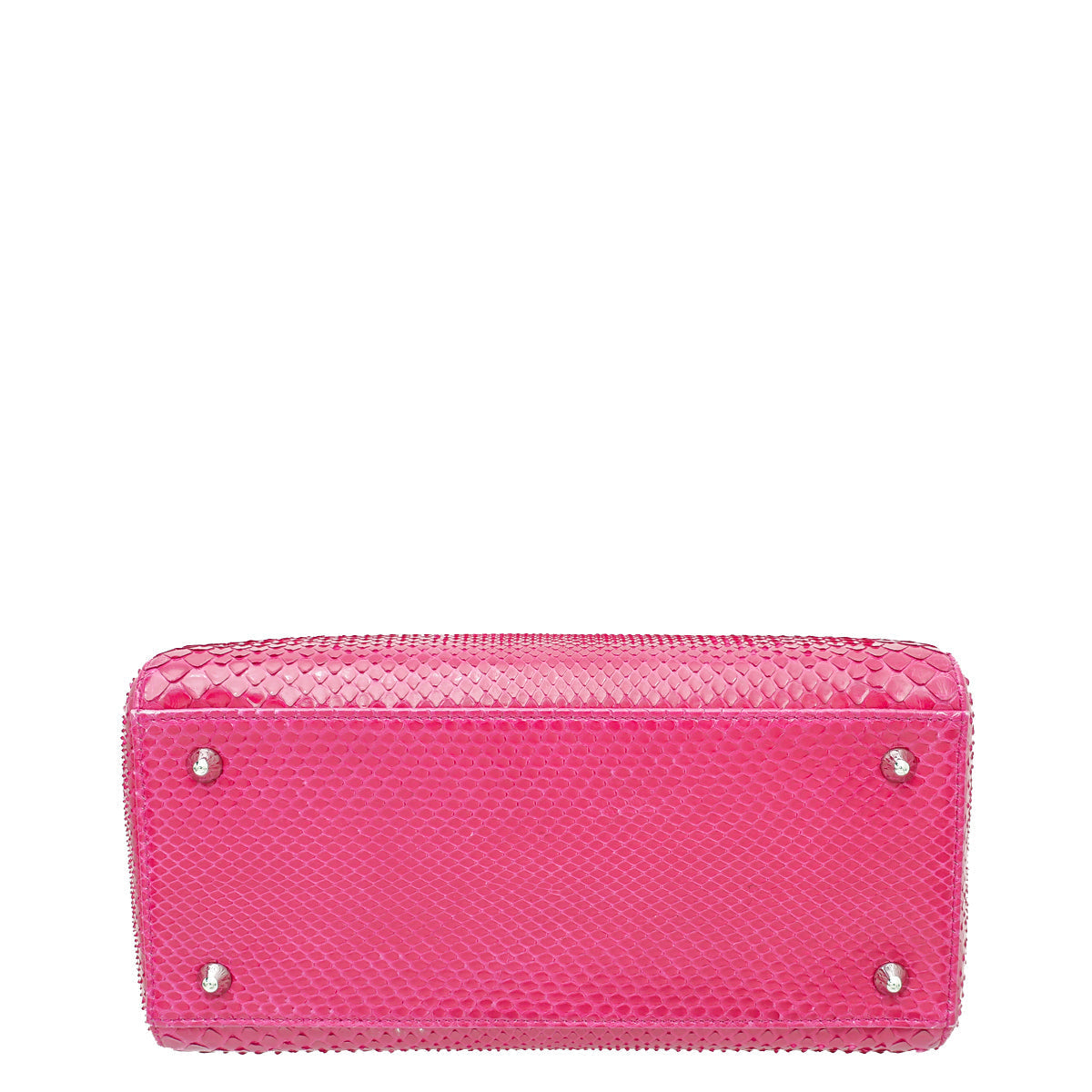 Christian Dior Fuchsia Python Lady Dior Medium Bag Rovelle Bags