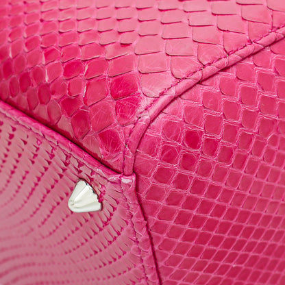 Christian Dior Fuchsia Python Lady Dior Medium Bag Rovelle Bags