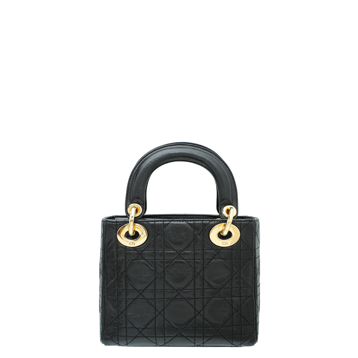 Christian Dior Black Lady Dior Mini Bag Rovelle Bags