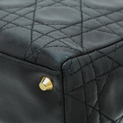 Christian Dior Black Lady Dior Mini Bag Rovelle Bags