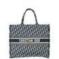 Christian Dior Navy Blue Oblique Book Tote Large Bag Rovelle Bags