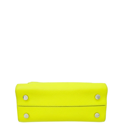 Christian Dior Neon Yellow Diorever Mini Top Handle Bag Rovelle Bags