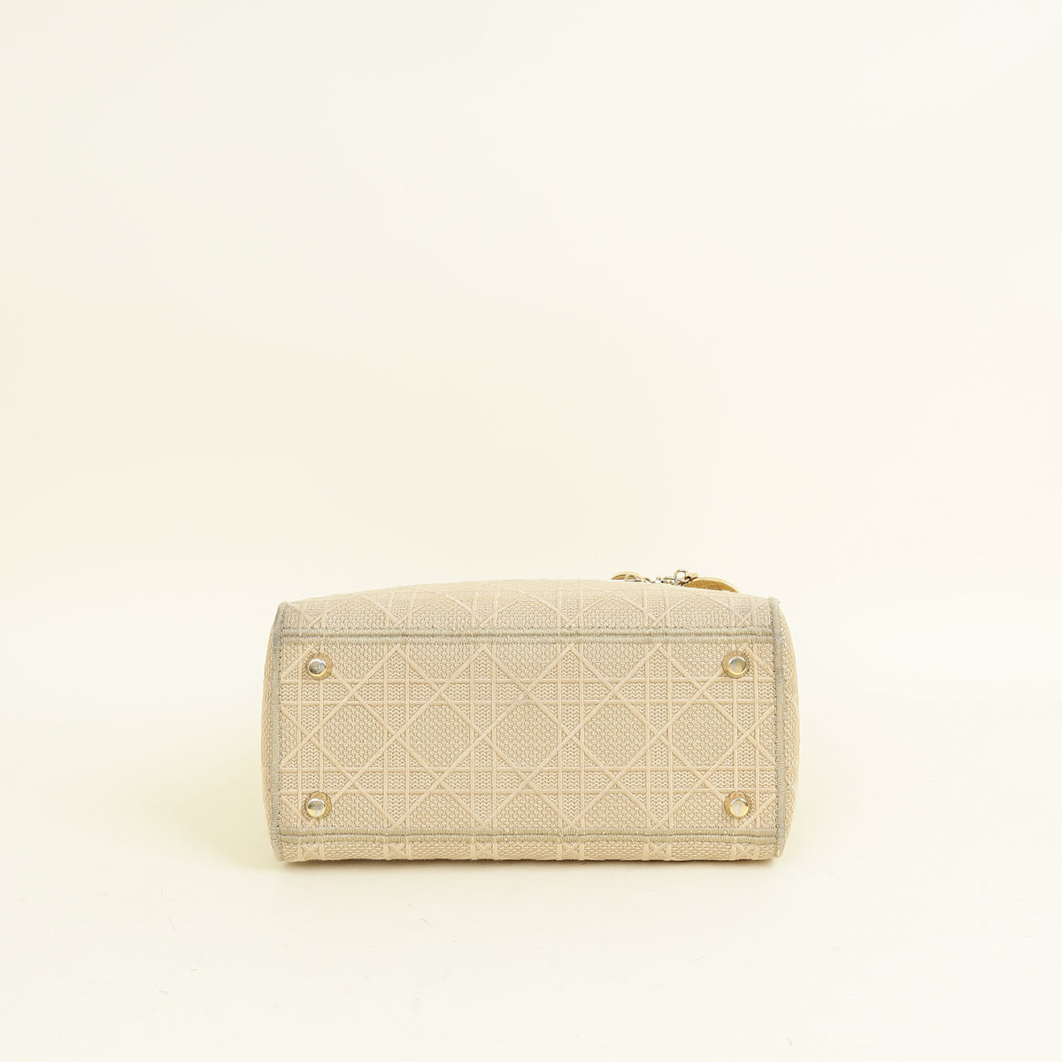 Dior D-Lite Cannage Beige Tote Bag Rovelle Bags