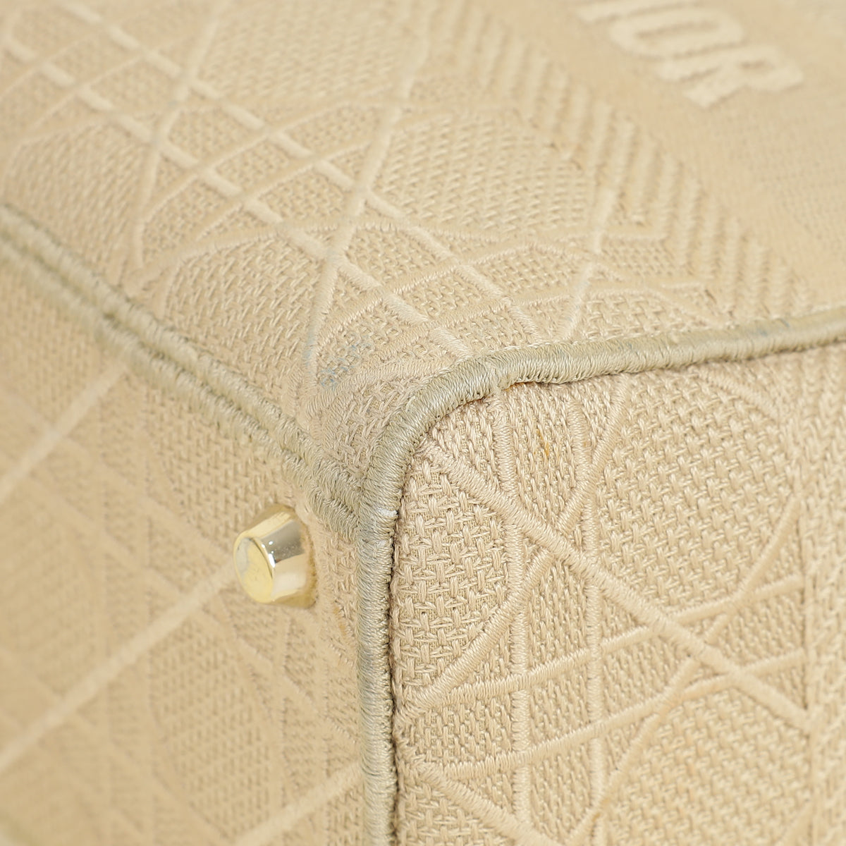 Dior D-Lite Cannage Beige Tote Bag Rovelle Bags