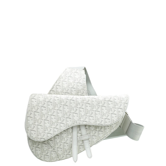 Christian Dior Bicolor Oblique Jacquard Saddle Bag For Men Rovelle Bags
