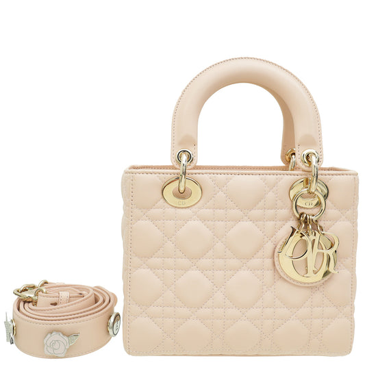 Christian Dior Light Peach Lady Dior Small My Abcdior Bag Rovelle Bags