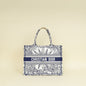 Christian Dior Bicolor Reve D'Infini Embroidery Book Tote Medium Bag Rovelle Bags