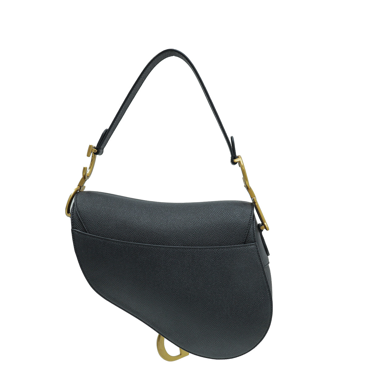 Christian Dior Black Saddle Satchel Medium Bag Rovelle Bags