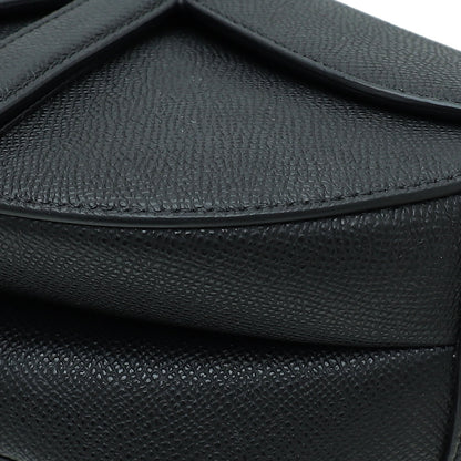 Christian Dior Black Saddle Satchel Medium Bag Rovelle Bags