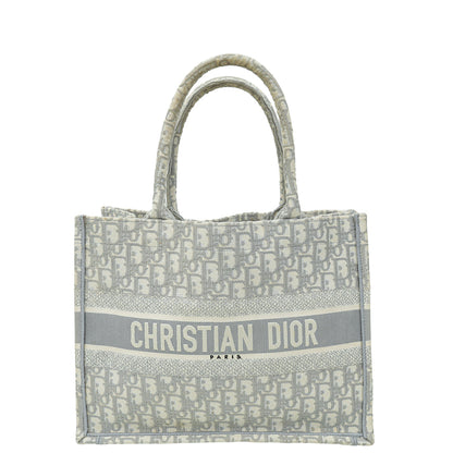 Christian Dior Grey Book Tote Medium Bag Rovelle Bags