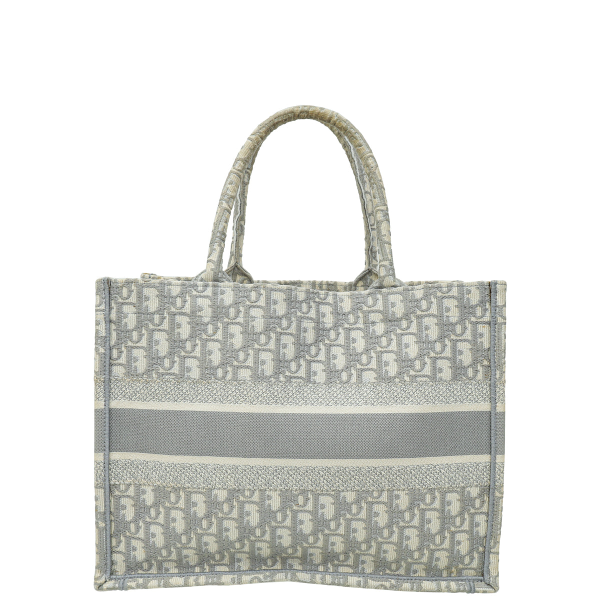 Christian Dior Grey Book Tote Medium Bag Rovelle Bags