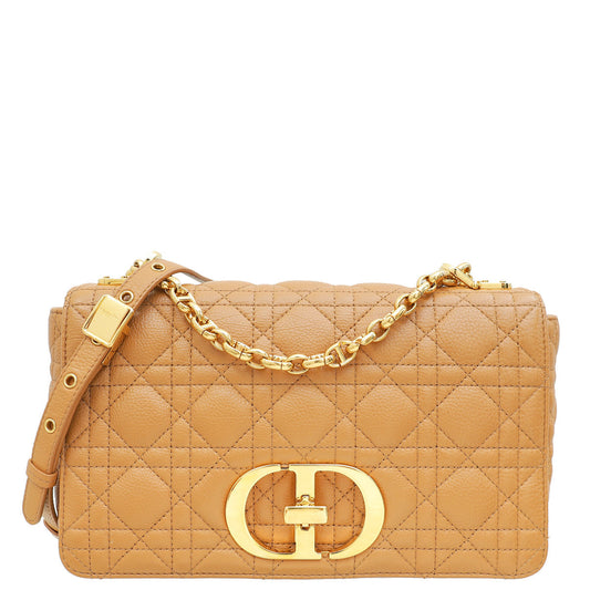 Christian Dior Caramel Caro Medium Bag Rovelle Bags