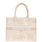 Christian Dior Bicolor Toile De Jouy Book Tote Medium Bag Rovelle Bags