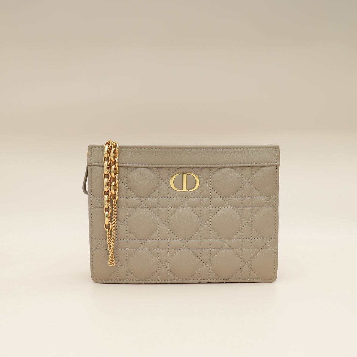 Christian Dior Sand Supple Caro Every Dior Cannage Pouch Rovelle Bags