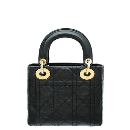 Christian Dior Black Mini Lady Dior Bag Rovelle Bags