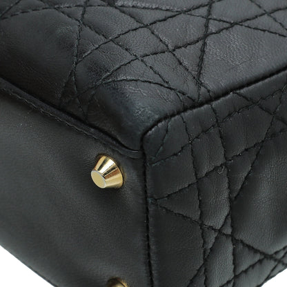 Christian Dior Black Mini Lady Dior Bag Rovelle Bags