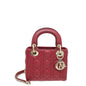 Christian Dior Red Chain Mini Lady Dior Bag Rovelle Bags