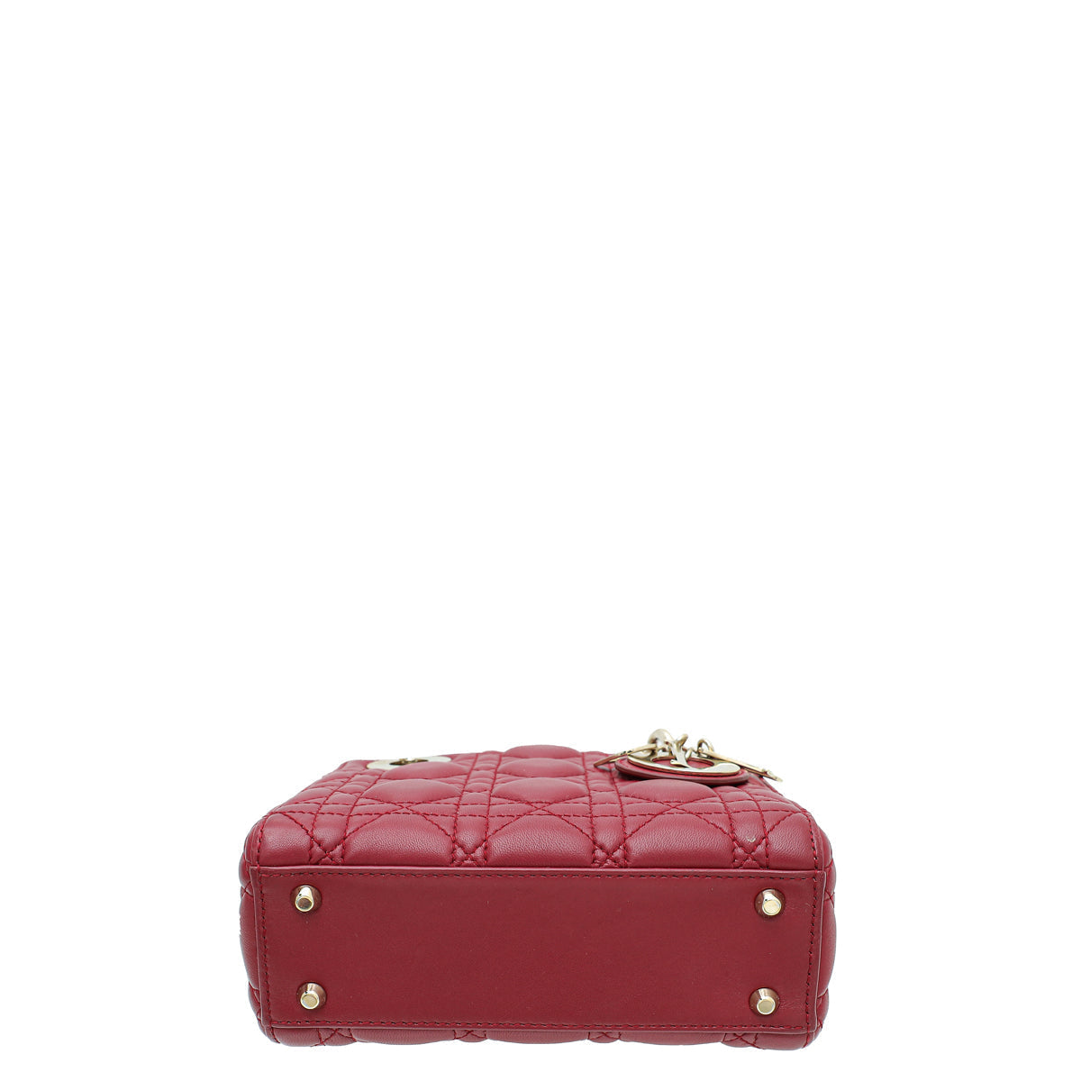 Christian Dior Red Chain Mini Lady Dior Bag Rovelle Bags