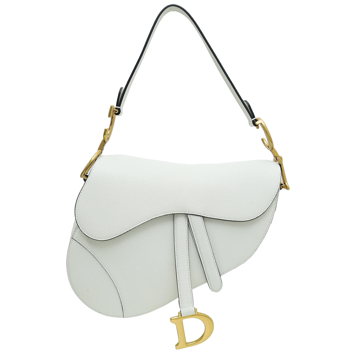 Christian Dior White Saddle Medium Bag Rovelle Bags