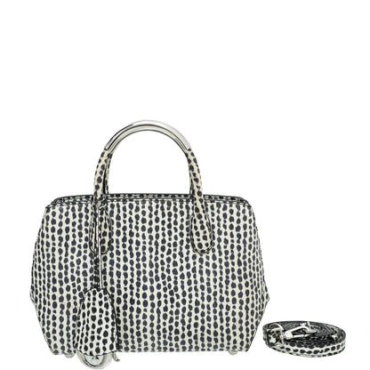 Christian Dior Bicolor Dior Spotted Ayers Open Bar Bag Rovelle Bags