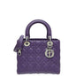 Christian Dior Violet Lady Dior Medium Bag Rovelle Bags