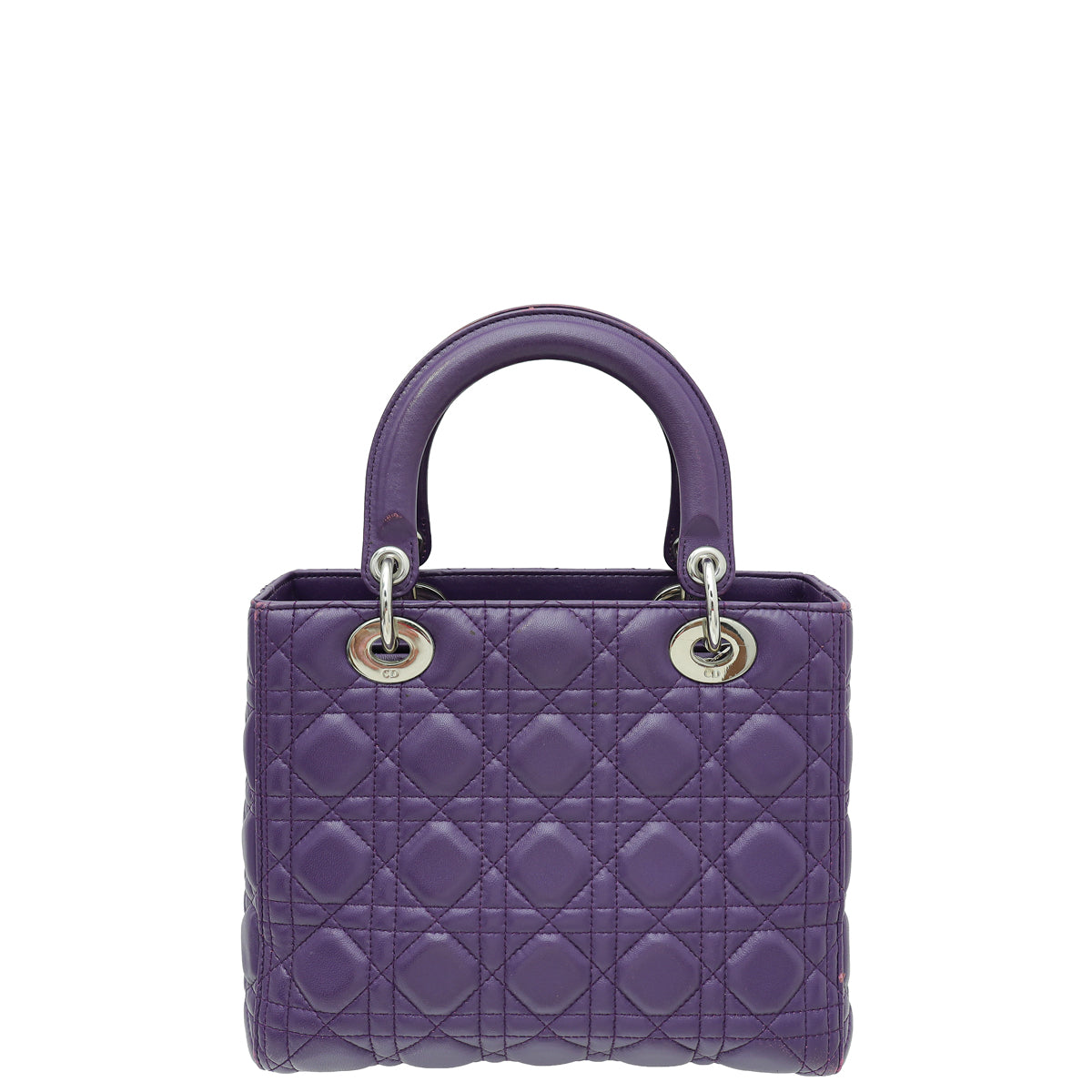 Christian Dior Violet Lady Dior Medium Bag Rovelle Bags