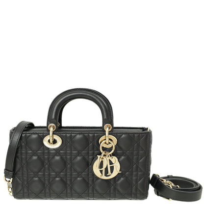 Christian Dior Black Lady D-Joy Medium Bag Rovelle Bags