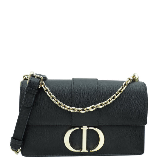 Christian Dior Black 30 Montaigne Shoulder Bag Rovelle Bags