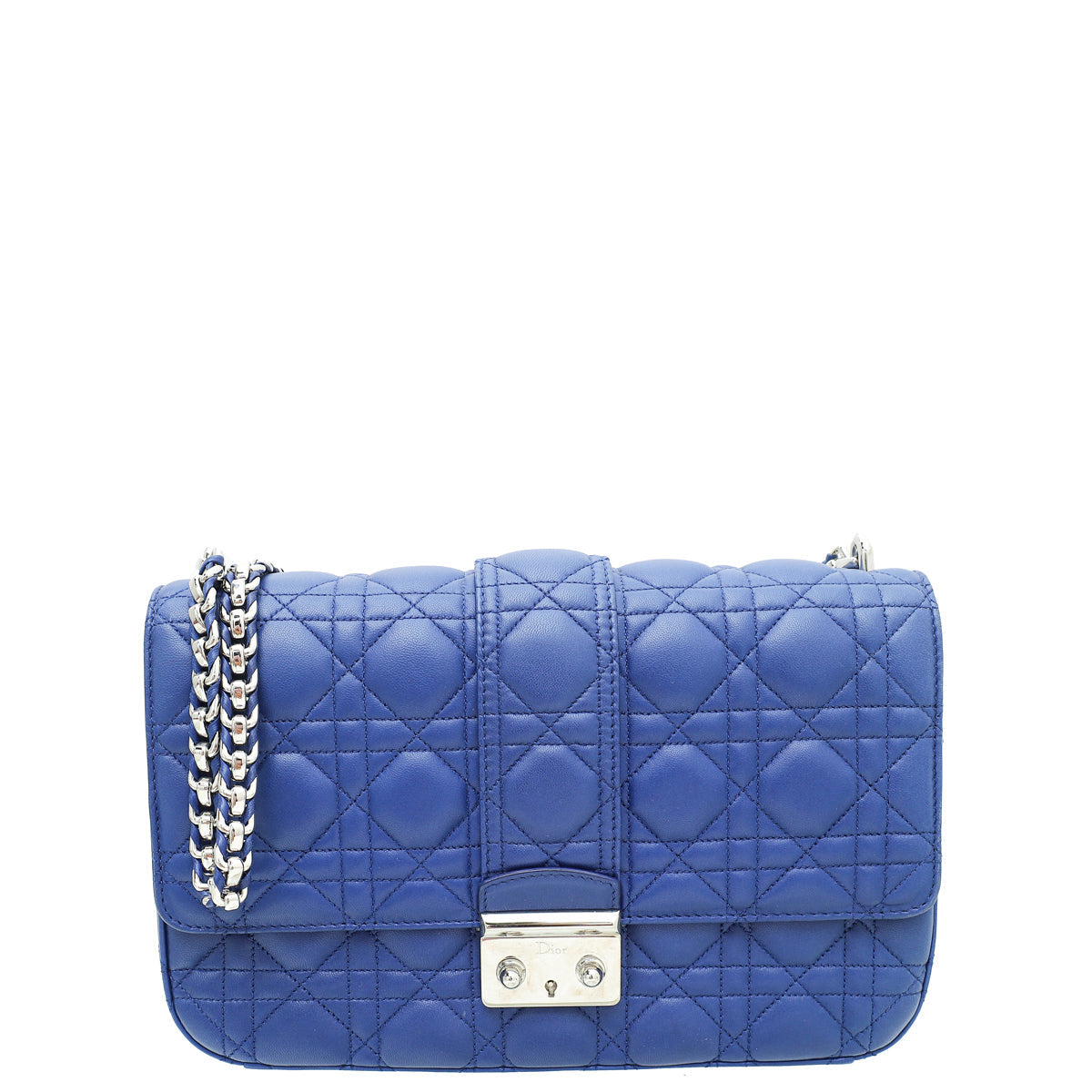 Christian Dior Sapphire Blue Miss Dior Medium Shoulder Bag Rovelle Bags