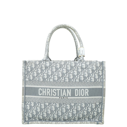 Christian Dior Grey Oblique Book Tote Medium Bag Rovelle Bags