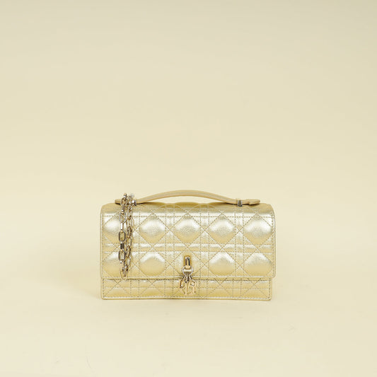Christian Dior Metallic Gold My Dior Mini Bag Rovelle Bags