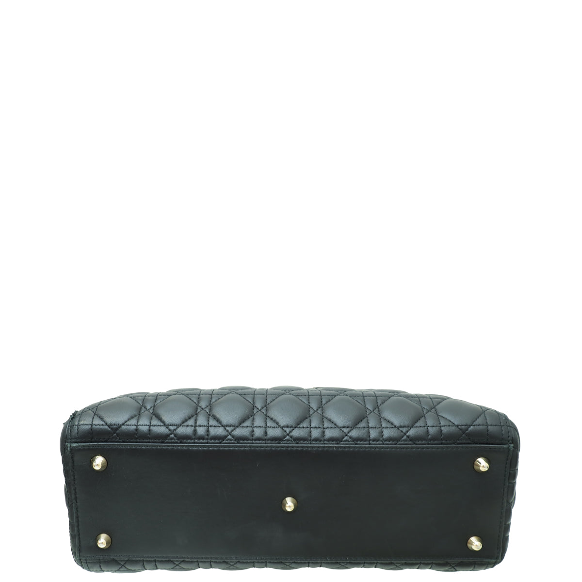 Christian Dior Black Flap Lady Dior Large Bag Rovelle Bags