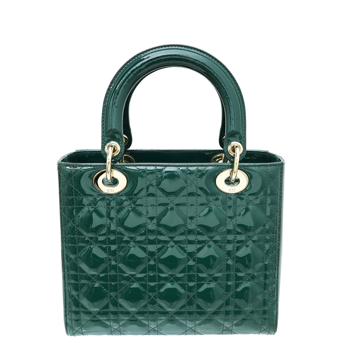 Christian Dior Green Lady Dior Medium Bag Rovelle Bags
