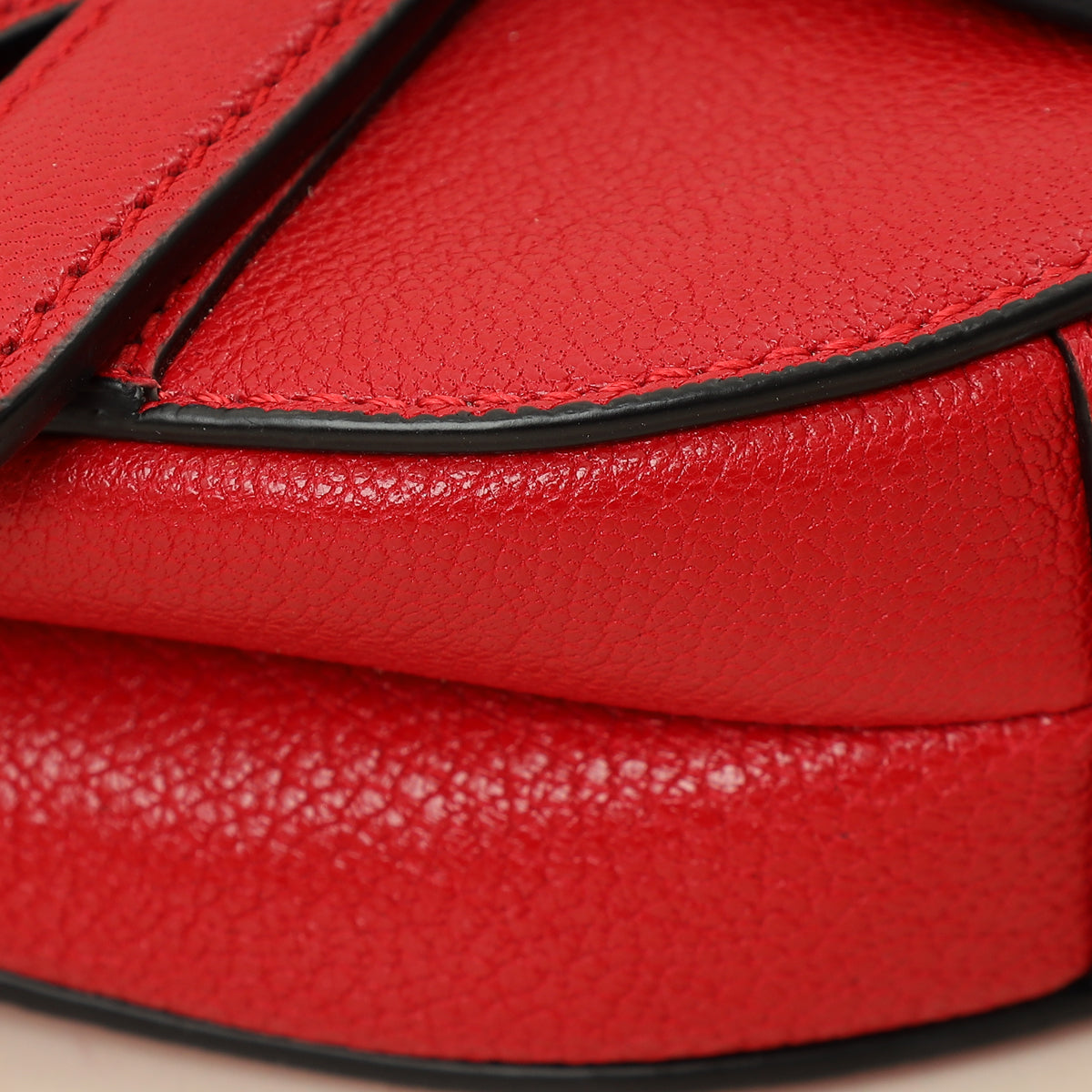Christian Dior Red Micro Saddle Bag Rovelle Bags